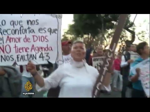 relatives of missing mexican students take