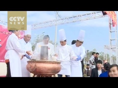 world’s largest “guozi” sets record