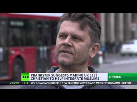 prankster suggests making uk less christian