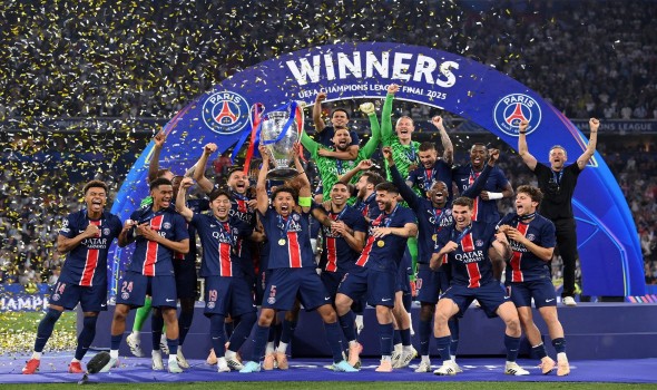 رسميًا باريس سان جيرمان بطلا للدوري الفرنسي 2026 بثنائية أمام لانس