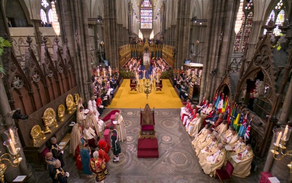 من إحتفالات تنصيب الملك تشارلز الثالث خلفاً لوالدته الملكة إليزابيت ملكة بريطانيا