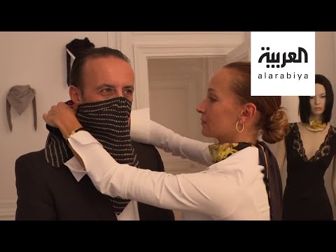 شاهد الكمامات على منصات الأزياء الباريسية